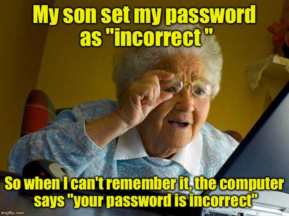 Grandma needs WEbAuthN