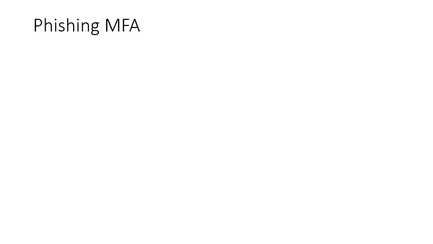 Multi Factor Authentication Phishing