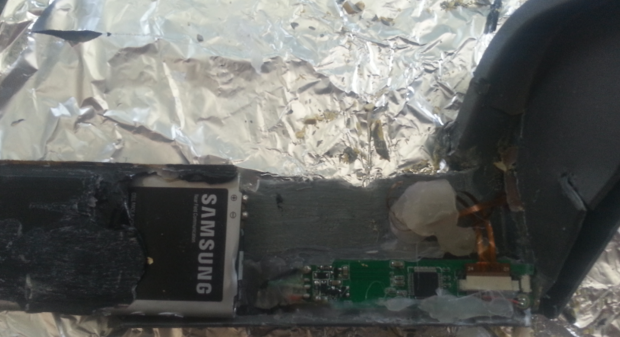 Internal components of the skimmer